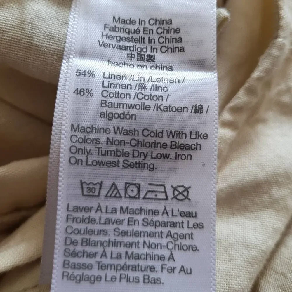 Madewell sleeveless linen